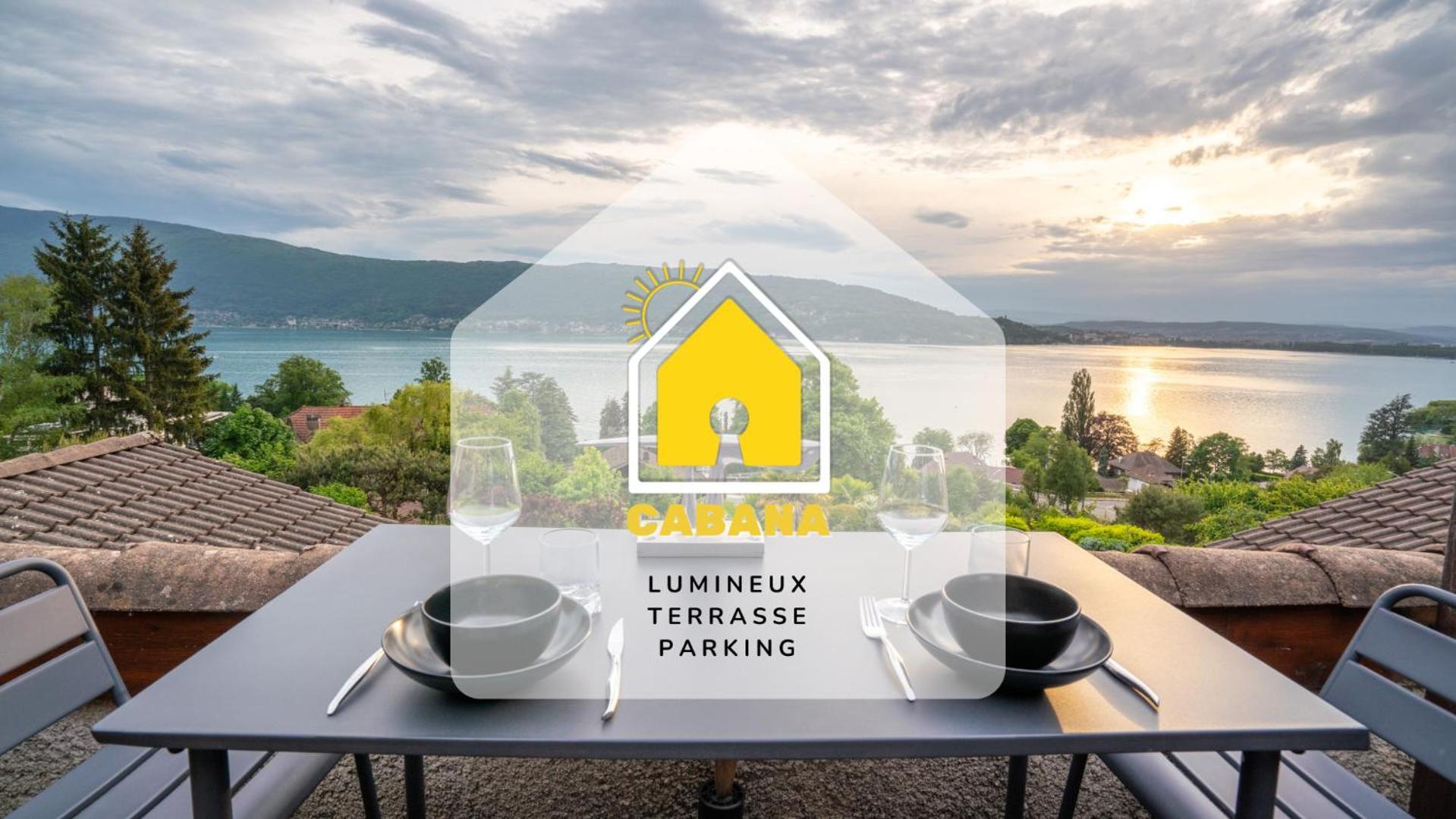 Cabana & Sunset - Terrasse , Parking & Lac Veyrier-du-Lac Exterior photo